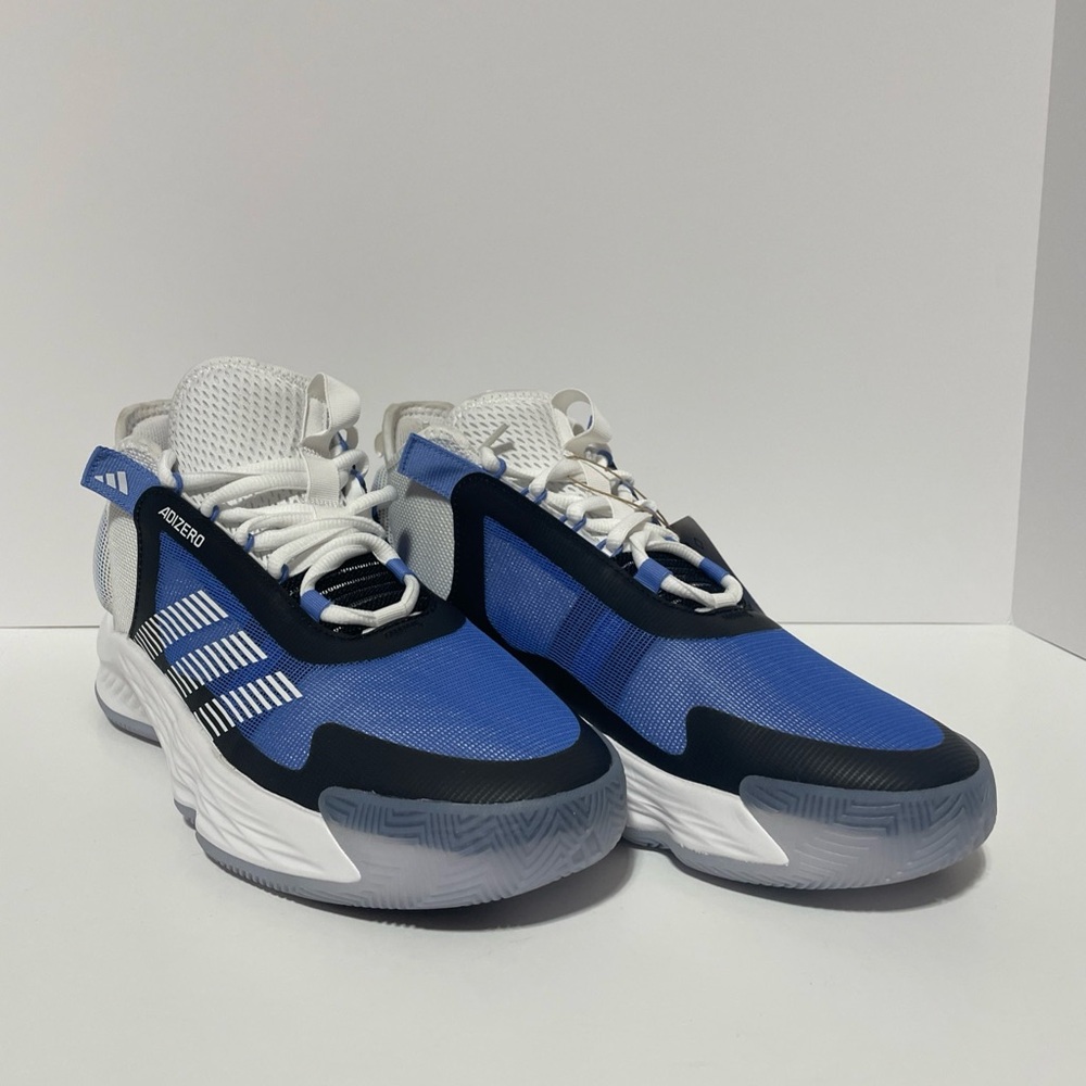Adidas Adizero Select Basketball Shoes Blue White IE9266 Men's Size 11.5
